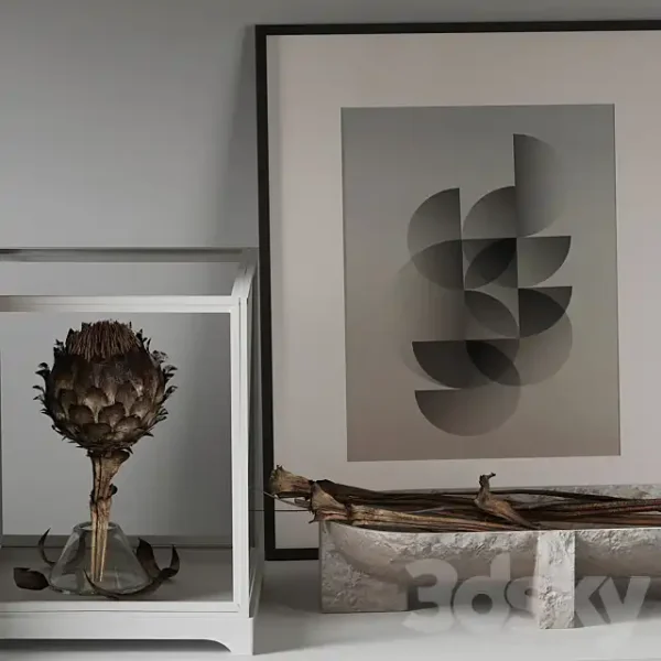 3DSky - Decorative Set with Ceramic 012 - Image 4
