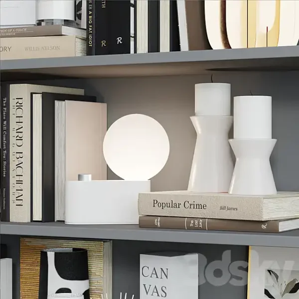 3DSky - Decor Shelf Set 13 West Elm - Image 2