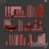 3DSky - Decor Shelf Set 13 West Elm - Image 4