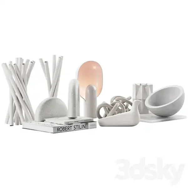 3DSky - 021 WHITE Decorative Pack PART N1 - Image 3