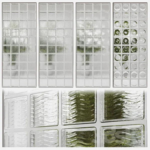 3DSky - Glass Block Partition 4