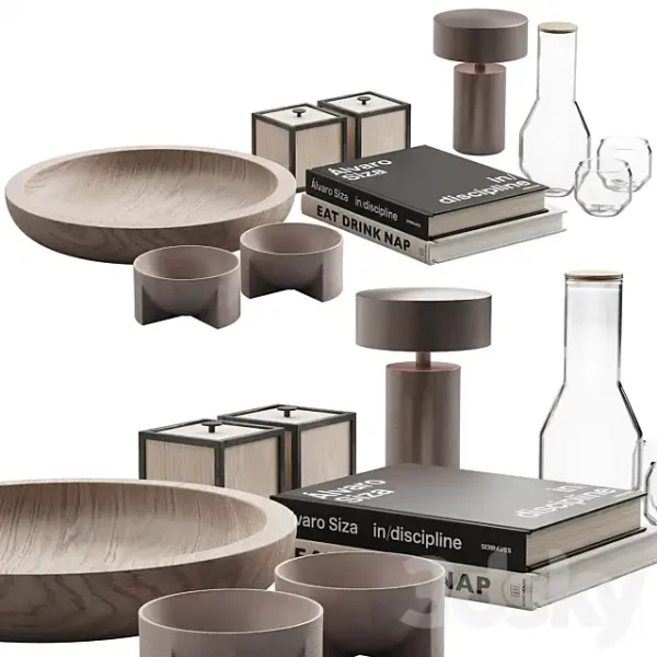 3DSky - 055 Living Decor Set NATURE ACCESSORIES 02