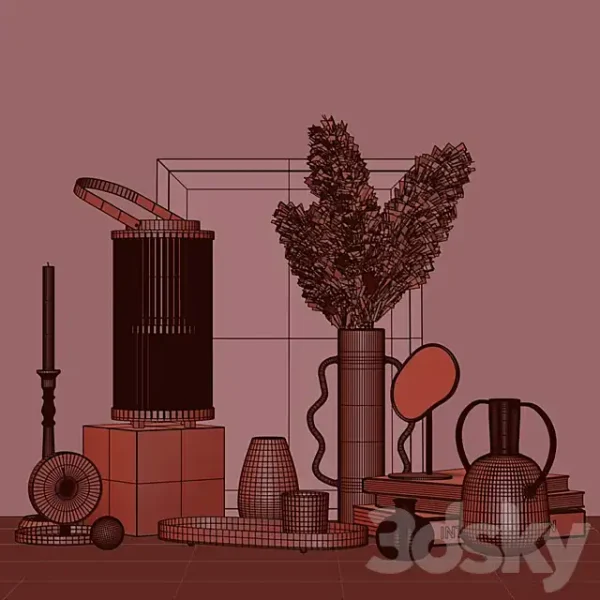 3DSky - Decorative Set Zara Home 001 - Image 3