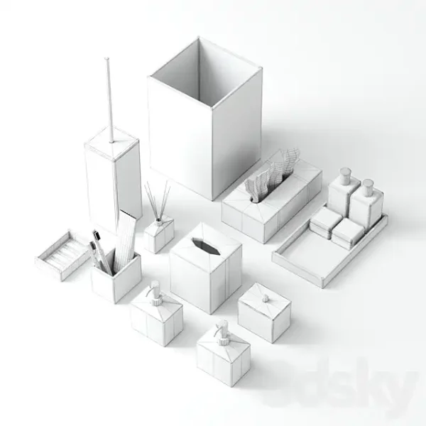 3DSky - Bathroom Accessories MOOD BLACK - Image 3