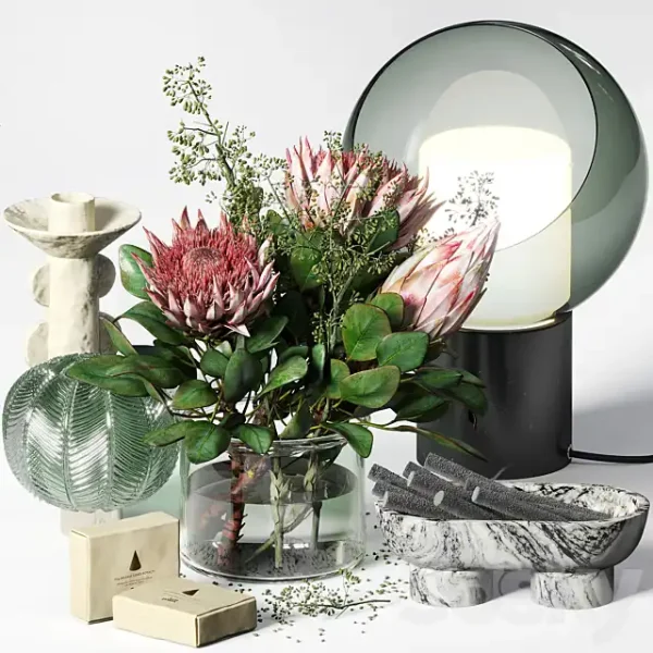 3DSky - Decorative Set 019 with a Bouquet of Proteus