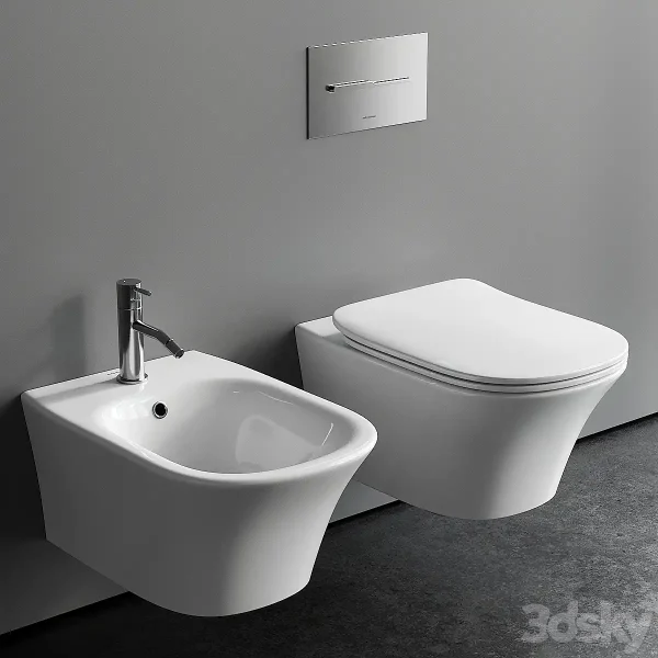 3DSky - Antonio Lupi Design Cabo Wall Hung WC
