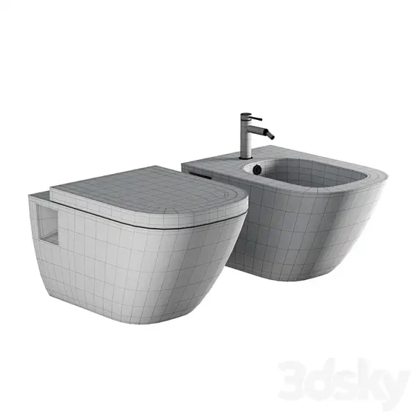 3DSky - Toilet Roca The Gap Hanging without Seat - Image 2
