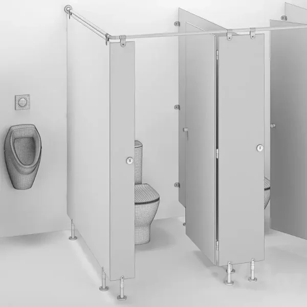 3DSky - Sanitary Partitions for Public Toilets FunderMax 1 - Image 5