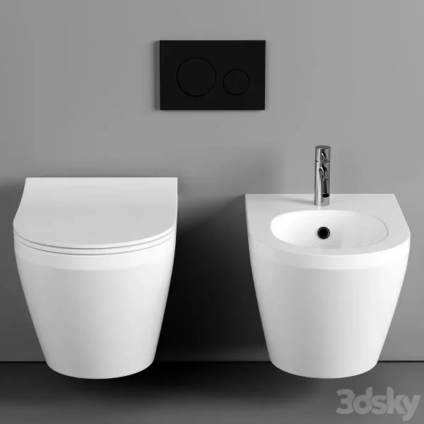 3DSky - Kit Installation System VitrA 800 2012 with Flush Button - Image 2