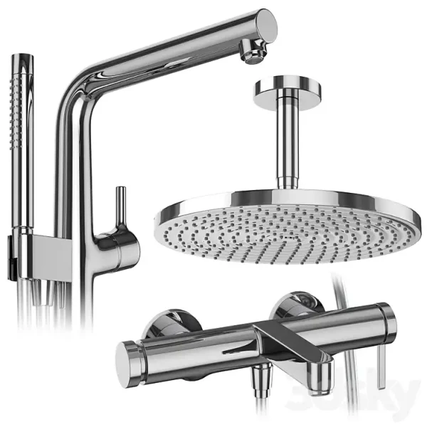 3DSky - Hansgrohe Set 178 Mixers and Shower Systems - Image 3