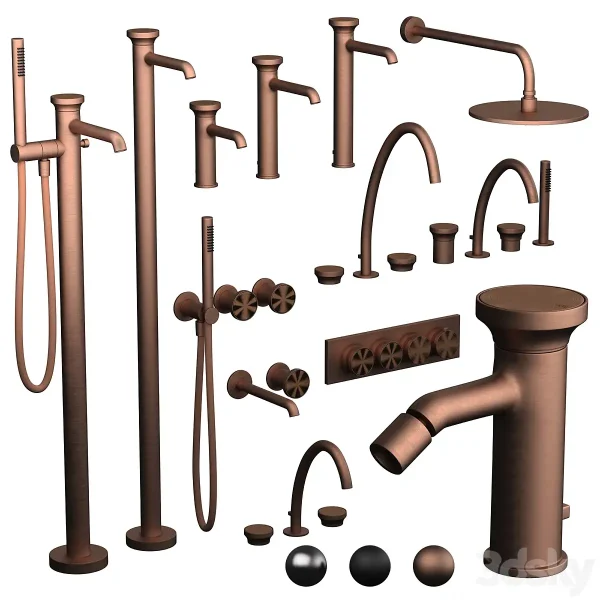 3DSky - Taps Gessi Origini Faucet Set - Image 2