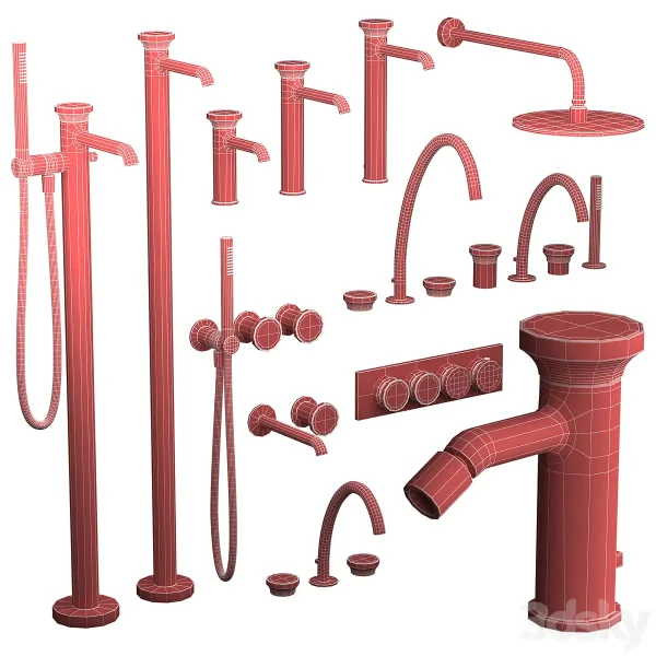 3DSky - Taps Gessi Origini Faucet Set - Image 3