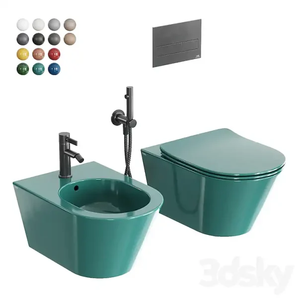 3DSky - Ceramica Cielo Mare Wall Hung WC
