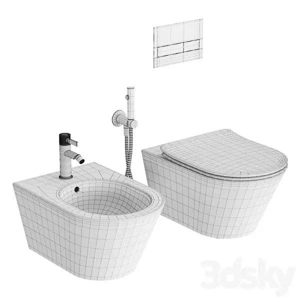 3DSky - Ceramica Cielo Mare Wall Hung WC - Image 5