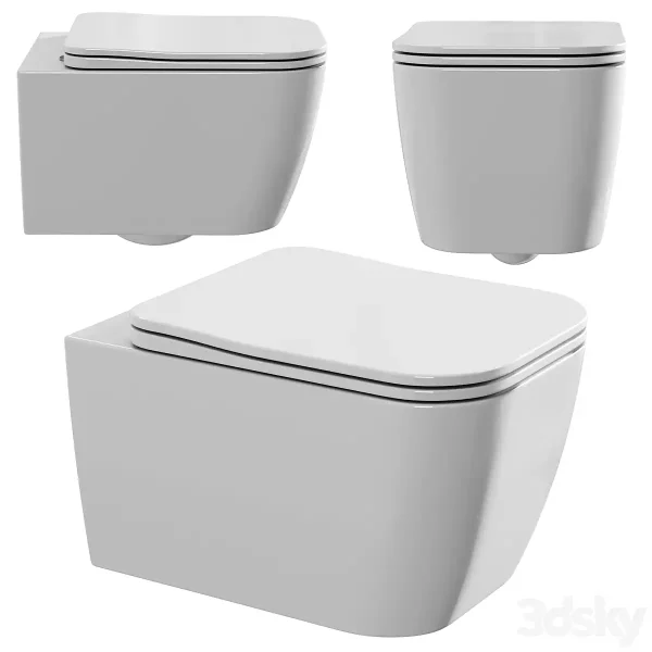 3DSky - Wall Hung Toilet STWORKI Montreux