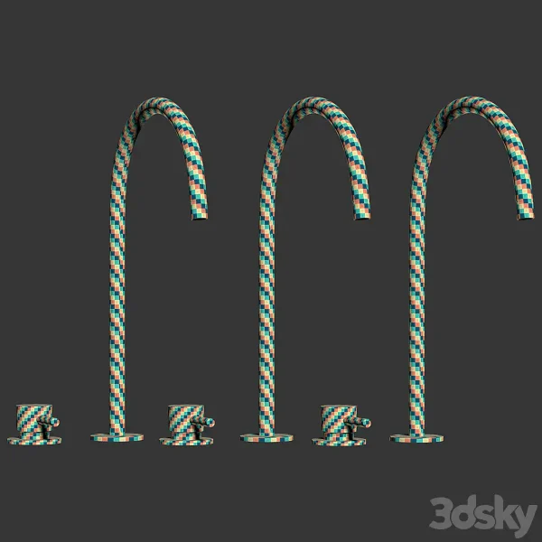 3DSky - Iconico Mixer A LE23 Metal Bathroom Mixer - Image 3