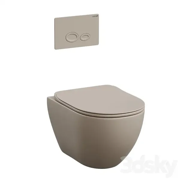 3DSky - Creavit Free Toilet with Drop Button