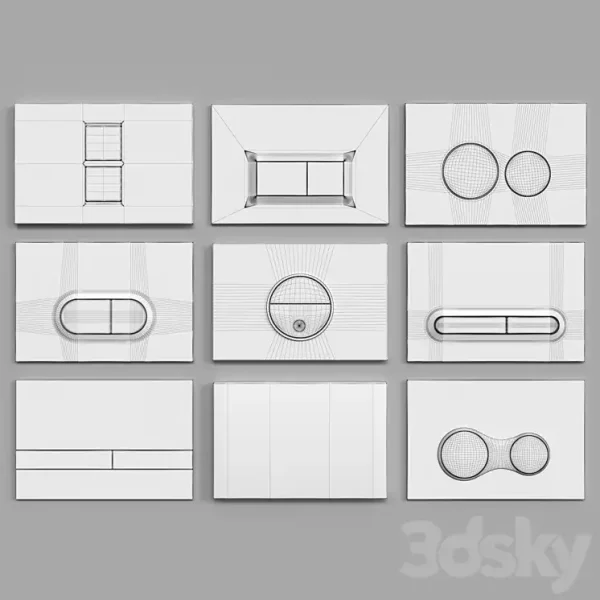 3DSky - Vitra Flush Plates - Image 4