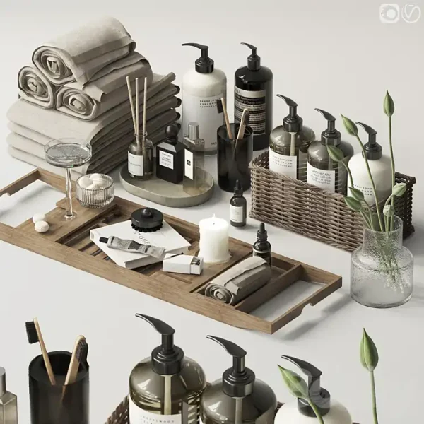 3DSky - Decorative Set for the Bathroom 6