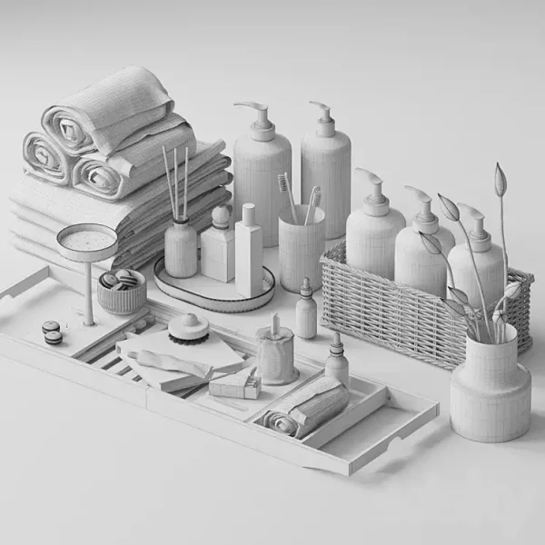 3DSky - Decorative Set for the Bathroom 6 - Image 5