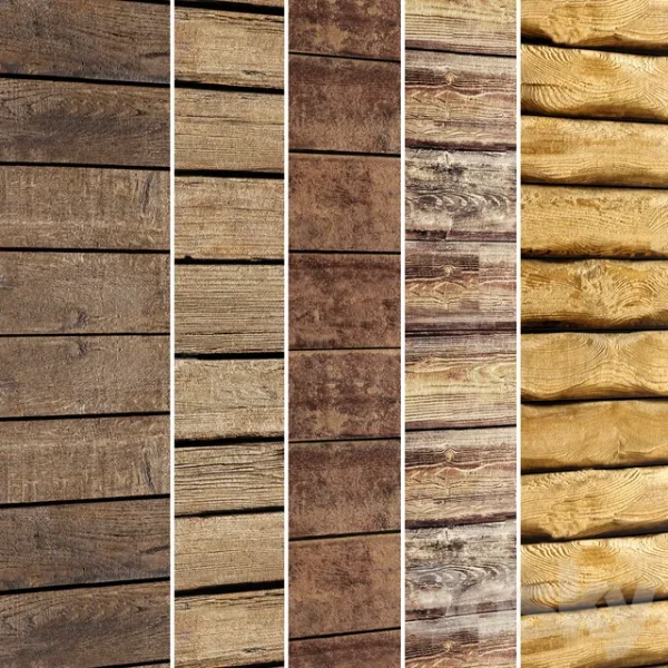 3DSky - Collection of Wood Panels 5 pcs