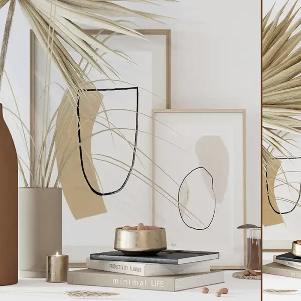 3DSky - Decorative Set with Dryed Palm - Image 2