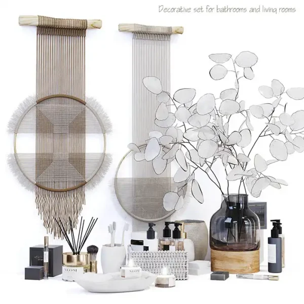 3DSky - Decorative Set for Bathrooms and Living Rooms