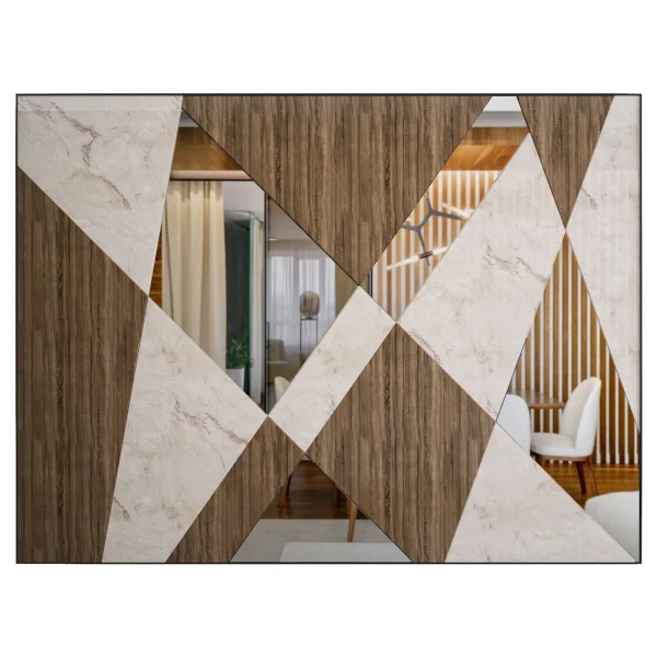 3DSky - Wood & Marble Wall Decor - Image 2