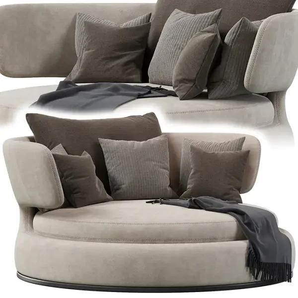 3DSky - Amoenus Soft Maxalto Swivel Sofa