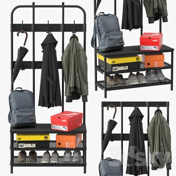 3DSky - Ikea Pinnig Coat Rack