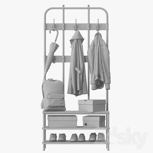 3DSky - Ikea Pinnig Coat Rack - Image 2