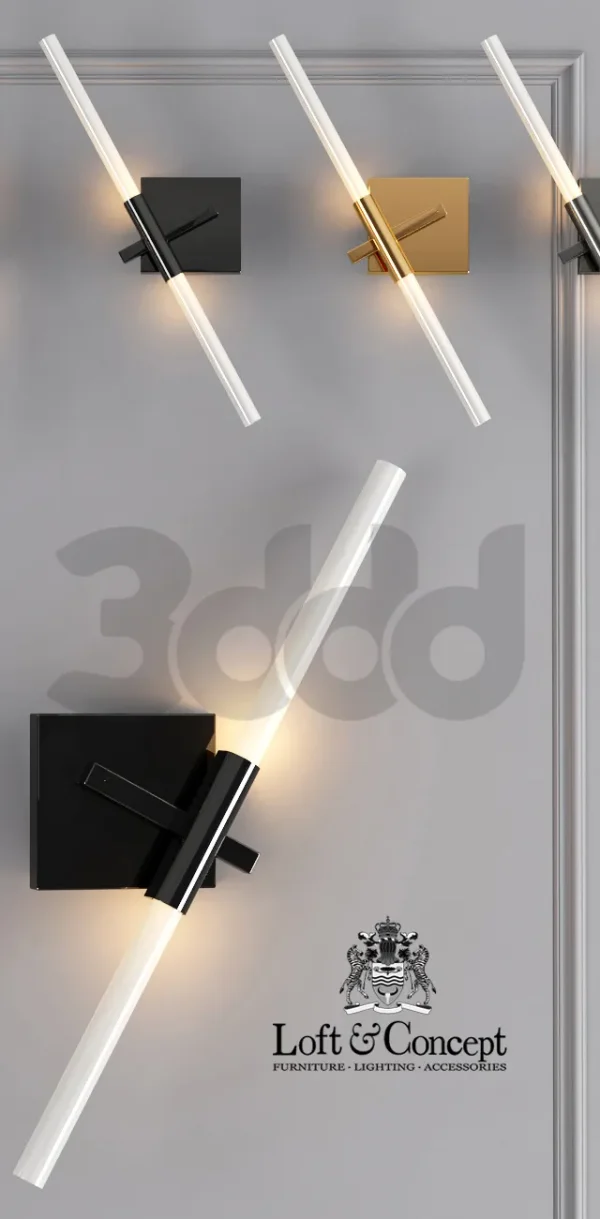 3DSky - Wall Lamp Roll and Hill Agnes Sconce 2 - Image 2
