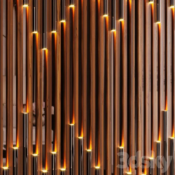 3DSky - Wall Panel Made of Wood Planks - Image 3