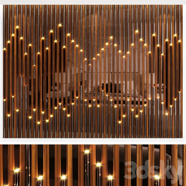 3DSky - Wall Panel Made of Wood Planks - Image 4