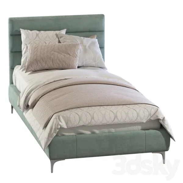 3DSky - Bed Pfeiffer Upholstered Bed 2 - Image 4