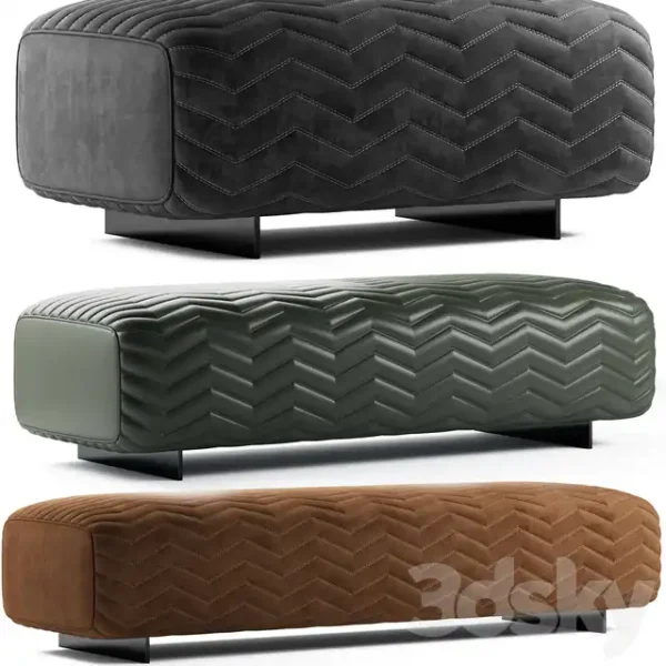 3DSky - Minotti Quincy Pouf - Image 3