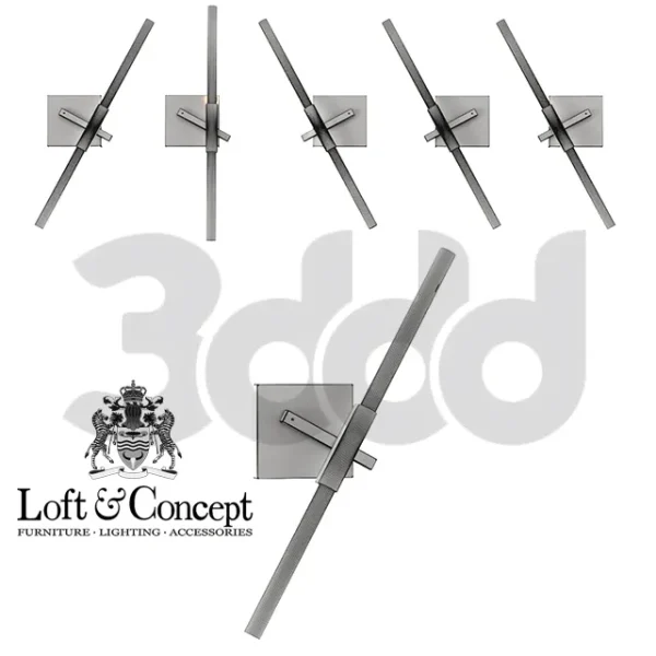 3DSky - Wall Lamp Roll and Hill Agnes Sconce 2 - Image 3