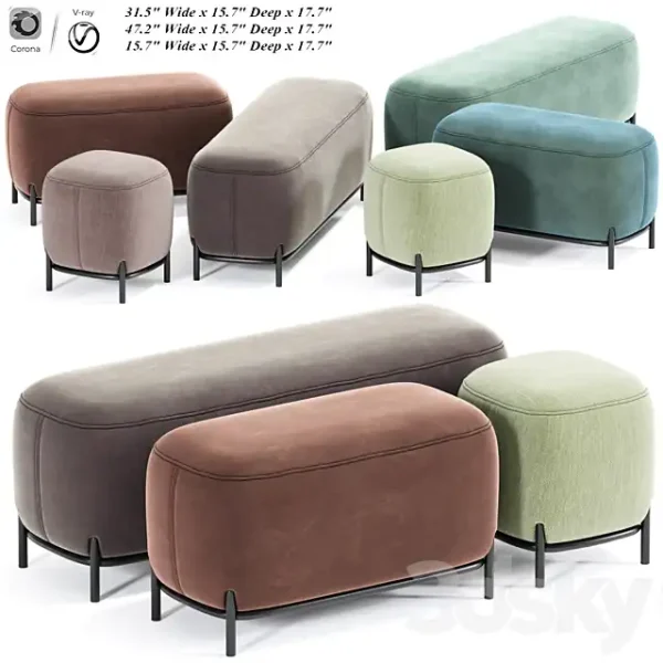 3DSky - Hemlock Ottoman