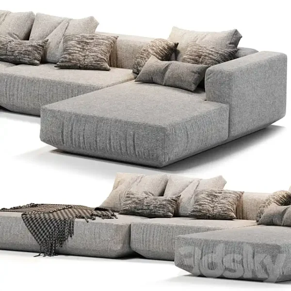 3DSky - Zanotta Pianoalto Gray - Image 2