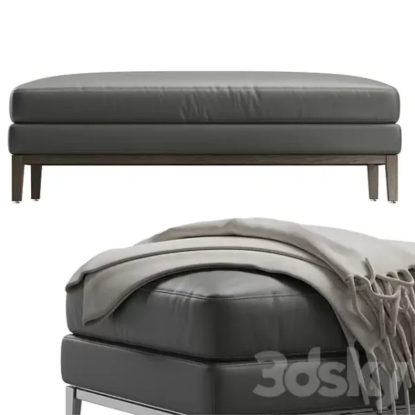 3DSky - RH Modern Italia Coffee Ottoman Pouf Bench