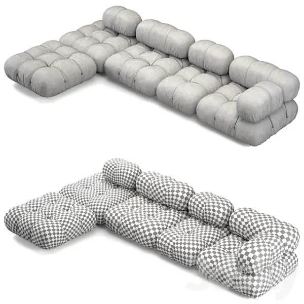 3DSky - B&B Italia Camaleonda Sofa Composition 1 - Image 4