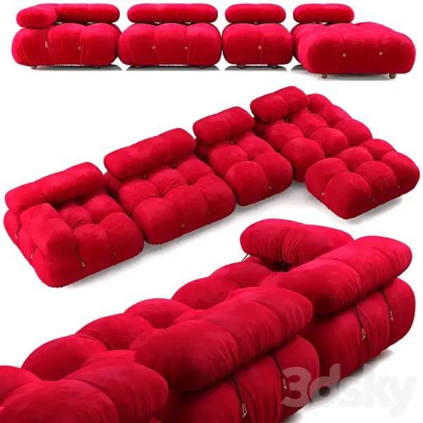 3DSky - B&B Italia Camaleonda Sofa Composition 2 - Image 2