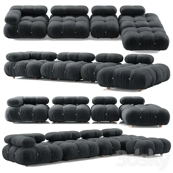 3DSky - B&B Italia Camaleonda Sofa Composition 2