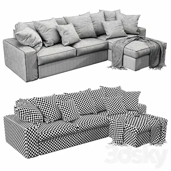 3DSky - IKEA Kivik Chaise Lounge - Image 3