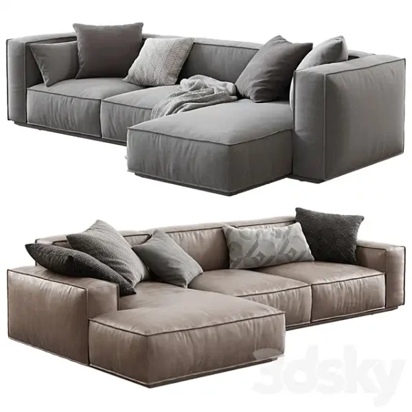 3DSky - Arflex Marechiaro XIII Sofa Chaise Longue