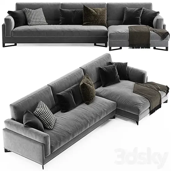 3DSky - DAVIS IN L Sofa by Frigerio Salotti - Image 2