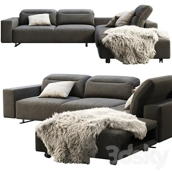 3DSky - BoConcept Hampton Corner Sofa with Storage - Image 3