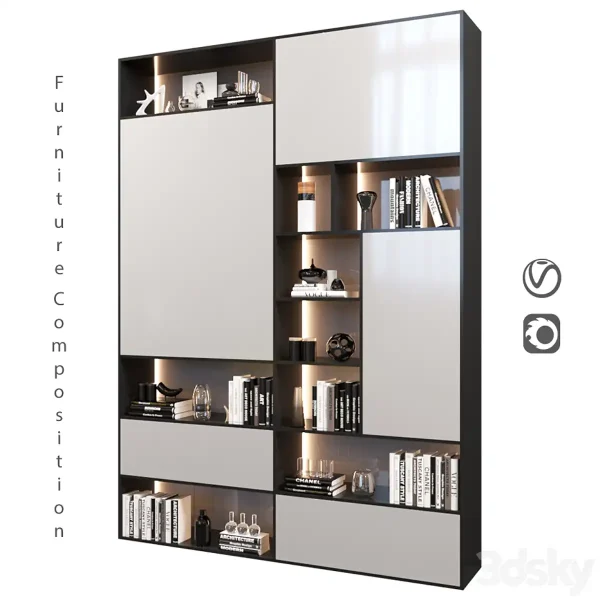 3DSky - Furniture Composition 28 - Image 2