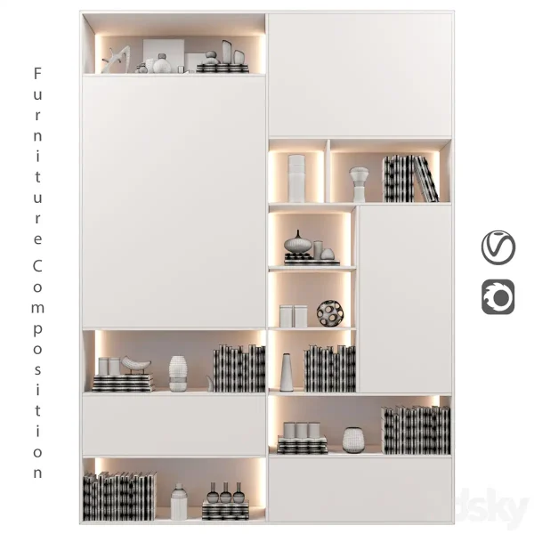 3DSky - Furniture Composition 28 - Image 3
