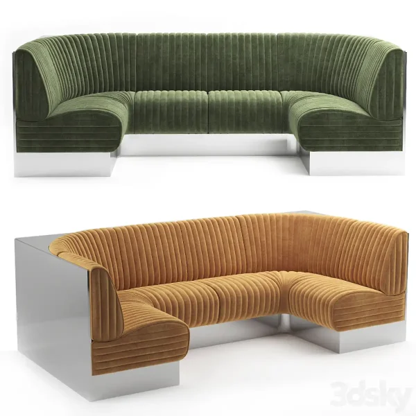 3DSky - For Restaurant Sofa 8